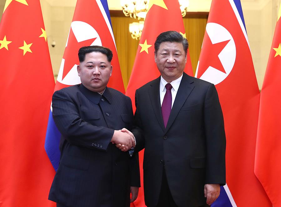2018年3月25日至28日，应习近平邀请，朝鲜劳动党委员长、国务委员会委员长金正恩对我国进行非正式访问。