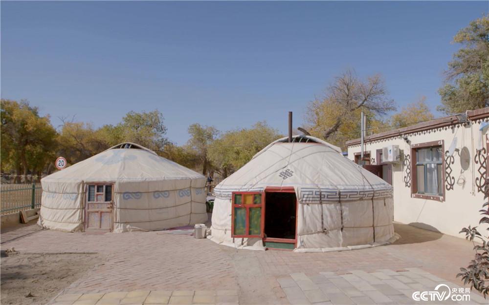 娜茨格老人居住的蒙古包