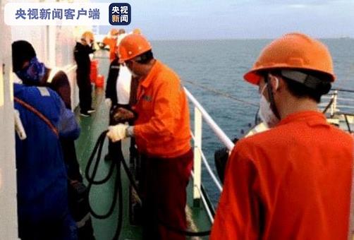 『向阳红』“向阳红19”船克服困难完成外港补给 开始执行第二航段调查任务