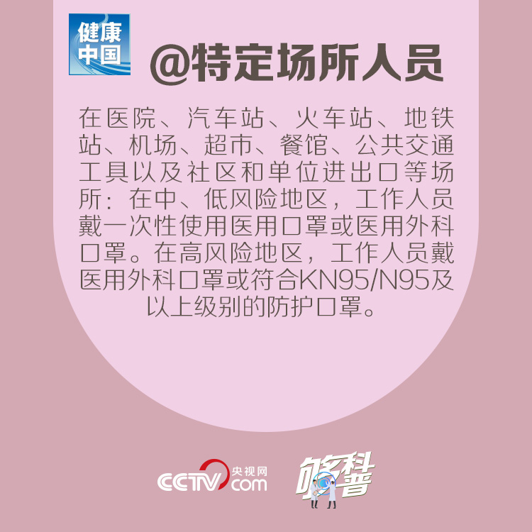 口罩：【够科普】哪些情况可以不戴口罩？官方指引来了！