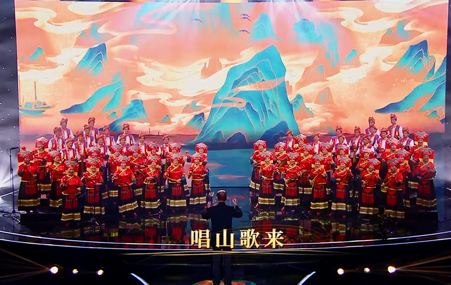 桂林市两江四湖声乐艺术团演出现场