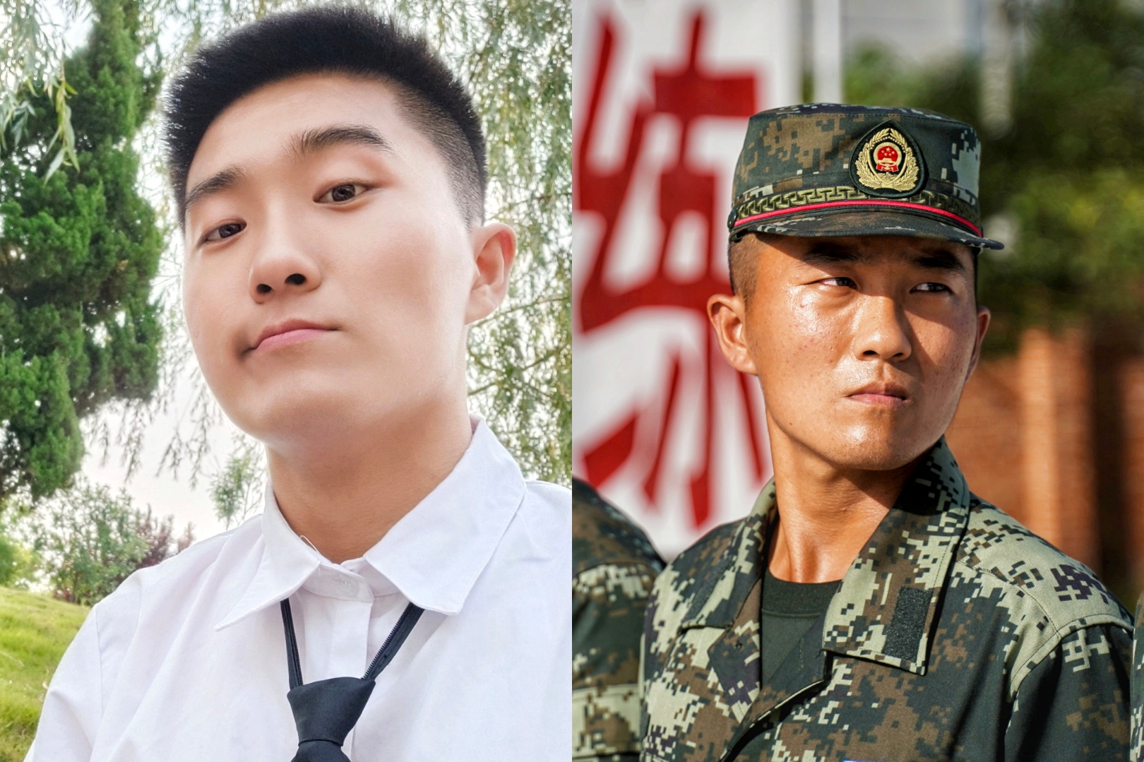 入伍|速来围观丨入伍“满月”照，新兵有话说！