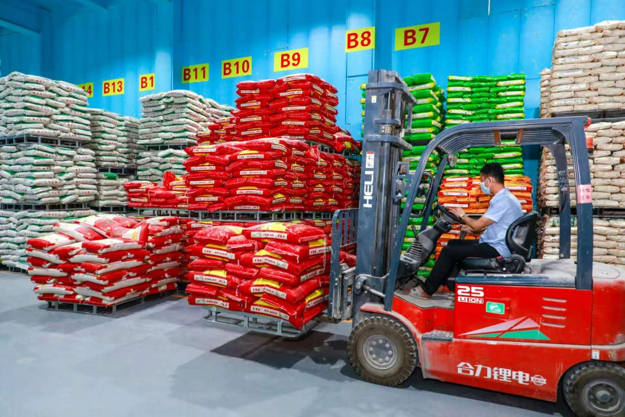 葵江米业作业场景(图源:揭阳市林业局)