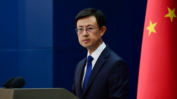 Guo Jiakun, a spokesperson for the Chinese Foreign Ministry during a press conference in Beijing, China, October 10, 2025. /Chinese Foreign Ministry