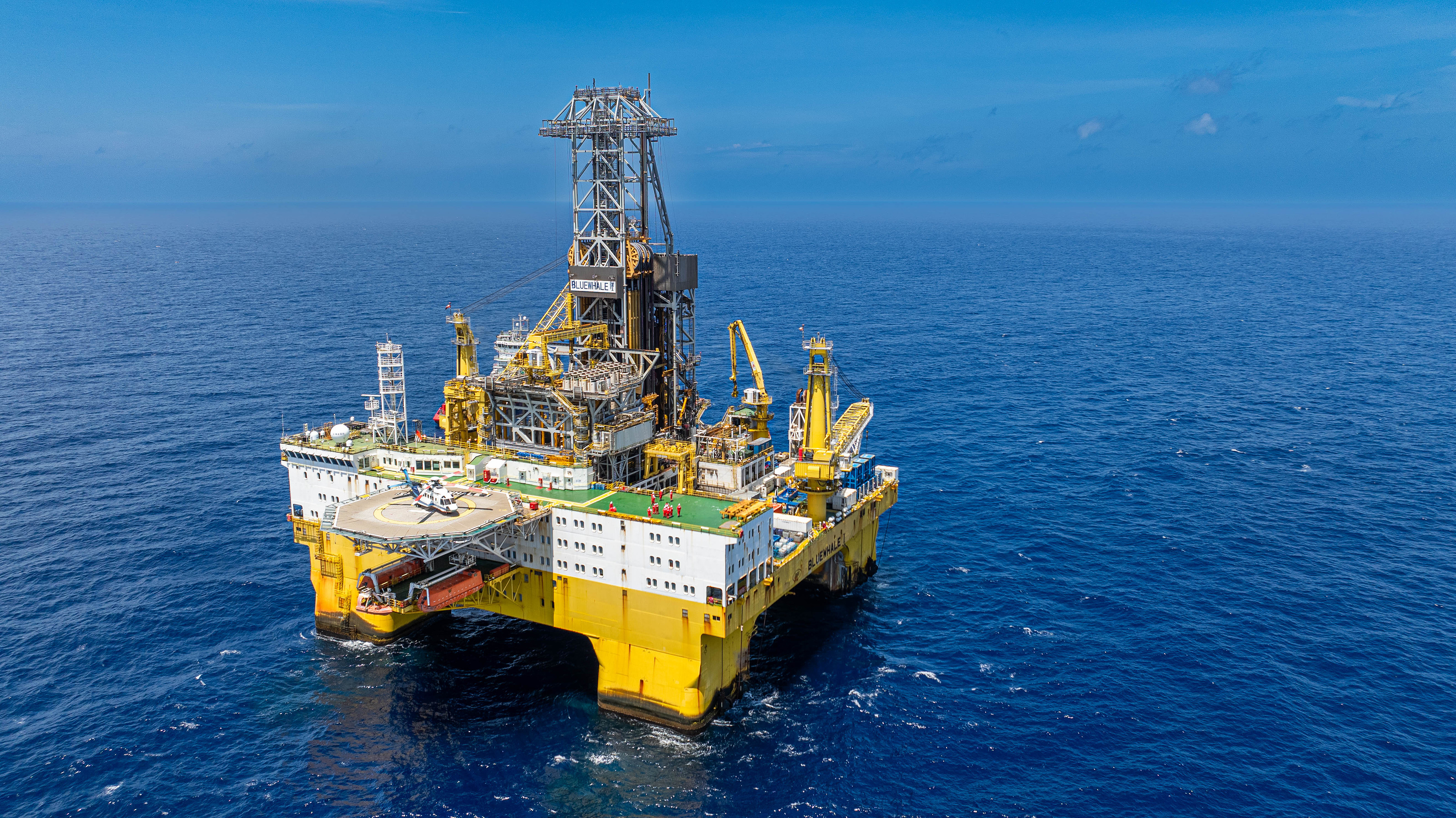 2024年8月17日，海南陵水，深海一號二期鉆井平臺。