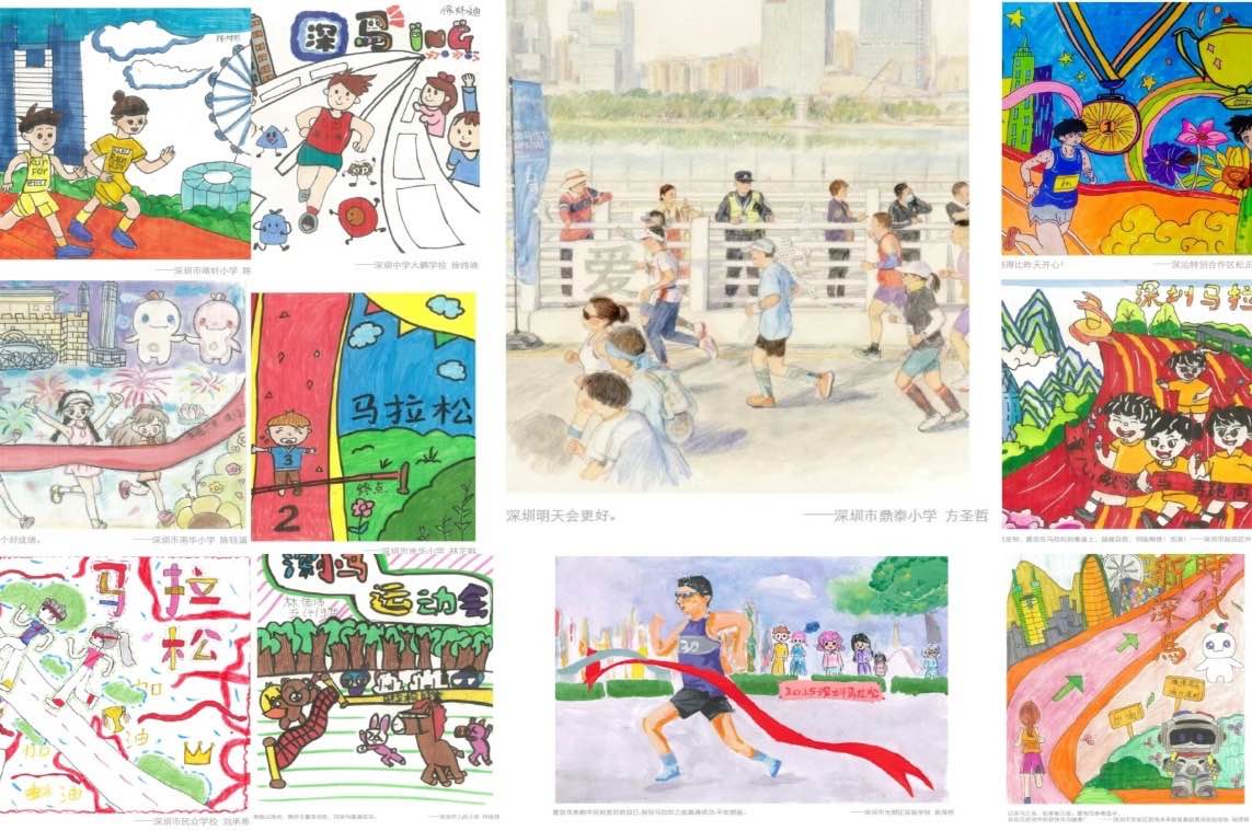 深圳少年警營參加“小手繪深馬”主題海報創作活動