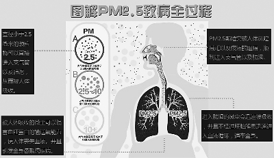 霾来袭 PM2。5微颗粒种下健康隐患