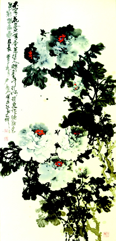 当代著名老画家尹逊元艺术