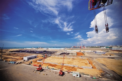 海口港马村港区扩建二期工程10月验收