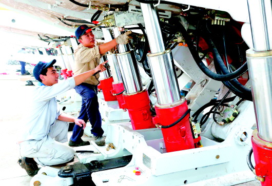 照片:山东能源新矿集团山能机械积极