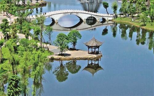 秀湖公园天子桥