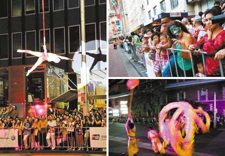 Performers from Australia and China showcased their skills during the Twilight Parade in Sydney on Sunday. It's one of Australia's biggest celebrations of the year of tiger.