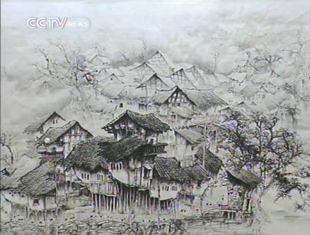 Painting made by disable artist