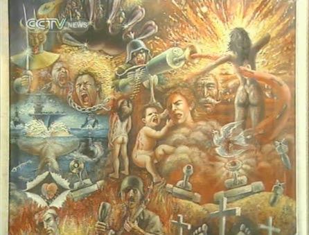 Painting made by disabled artist