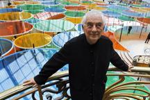 Daniel Buren&acute;s Monumenta art show opens in Paris&acute; Grand Palais