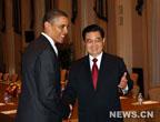 Rencontre des présidents chinois et américain à New York