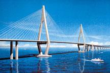 Construction of bridge linking HK, Macao, and Zhuhai begins