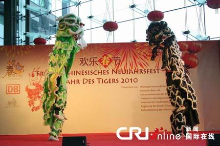 Celebrations for the Chinese Lunar New Year have been taking place in many German cities. 
