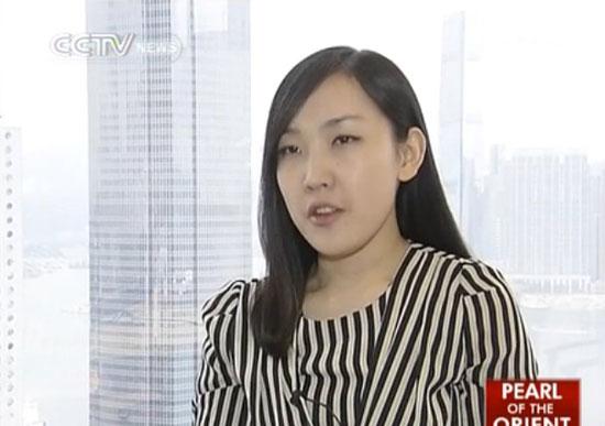 CCTV reporter Guan Xin.
