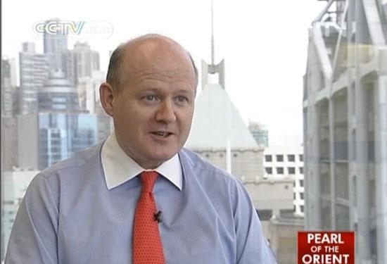 John McCormick, the Asia Pacific chief of the Royal Bank of Scotland, has been in Hong Kong for 7 years.