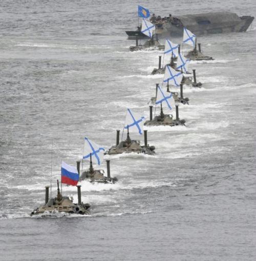 Russia naval parade