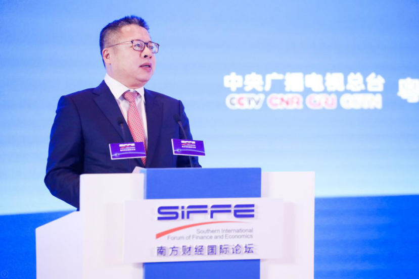 中央广播电视总台央视副总编辑,总经理室总经理彭健明致辞.