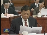 十二届全国人大一次会议主席团常务主席第二次会议举行 张德江主持