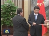 习近平接受十二国新任驻华大使国书
