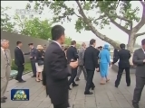 丹麦女王参观侵华日军南京大屠杀遇难同胞纪念馆