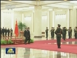 李克强举行仪式欢迎俄罗斯总理访华