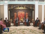 王岐山会见柬埔寨国务大臣兼反腐败委员会主席