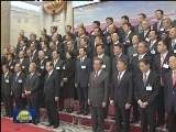 李克强会见参加中日企业家和前高官对话会的双方代表