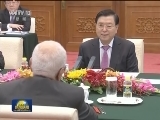 张德江会见巴勒斯坦总统府秘书长