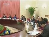 俞正声与加蓬参议长举行会谈