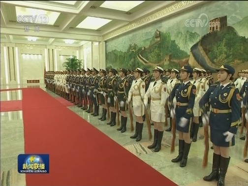习近平举行仪式欢迎摩纳哥元首访华