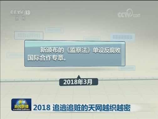 2018 追逃追赃的天网越织越密