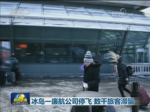 冰岛一廉航公司停飞 数千旅客滞留