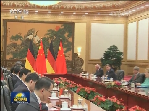 李克强同德国总理举行会谈