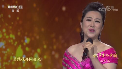 歌声里的中国 山东篇 歌曲 苦菜花开闪金光 演唱 吴娜 歌声里的中国 山东篇 歌曲 苦菜花开闪金光 演唱 吴娜