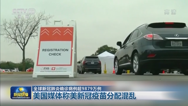 全球新冠肺炎确诊病例超9879万例