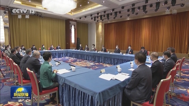 赵乐际与农工党、体育界别政协委员共商国是