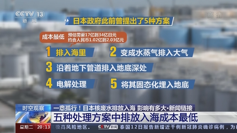 日本核廢水排放入海 影響有多大·新聞鏈接 處理核廢水 日本政府曾提