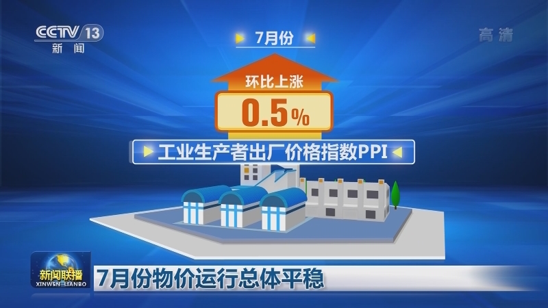 [视频]7月份物价运行总体平稳