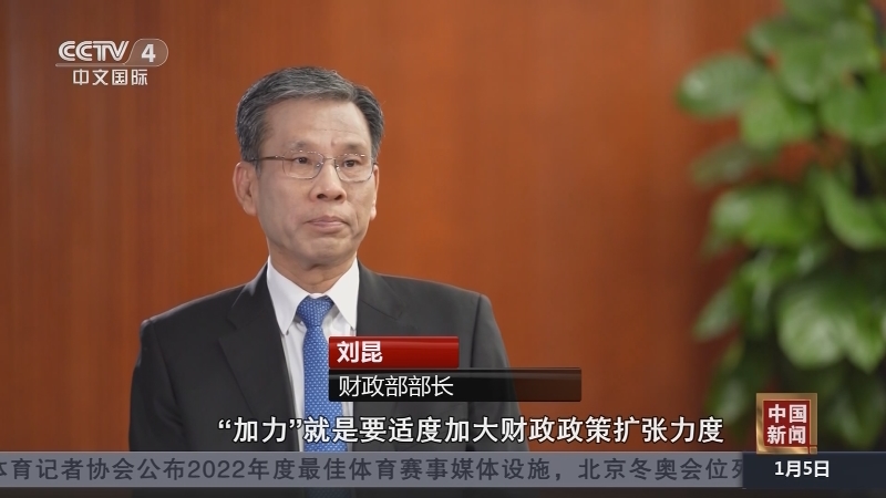 [中国新闻]专访财政部部长刘昆 2023年积极财政政策加力提效