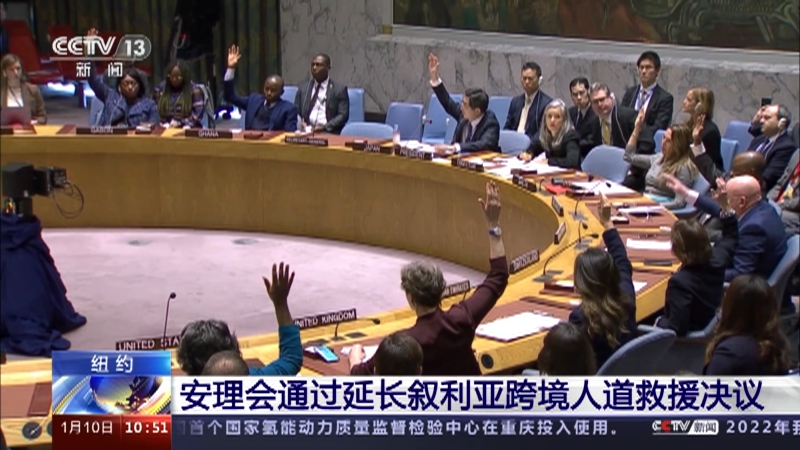 [新闻直播间]纽约 安理会通过延长叙利亚跨境人道救援决议