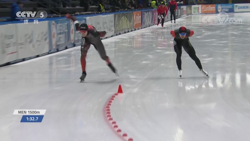 [冰雪]宁忠岩夺得波兰站男子1500米第十