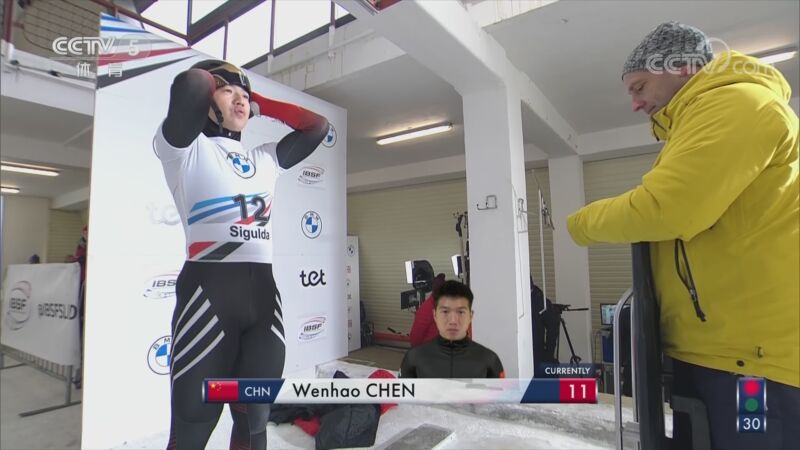 [冰雪]殷正获得雪车世界杯锡古尔达站第六名