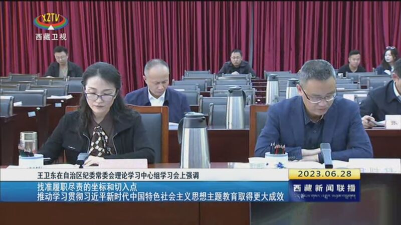 [西藏新闻联播]王卫东在自治区纪委常委会理论学习中心组学习会上强调