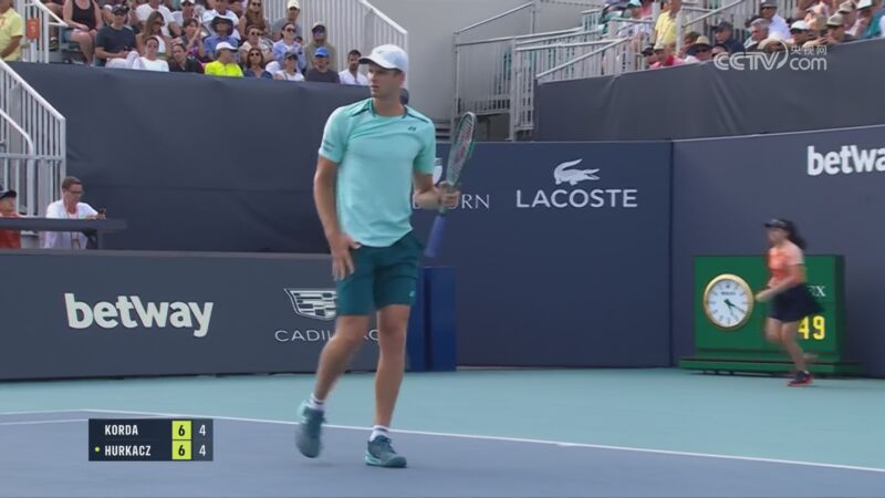[网球]atp大师赛迈阿密站:科达vs胡尔卡奇