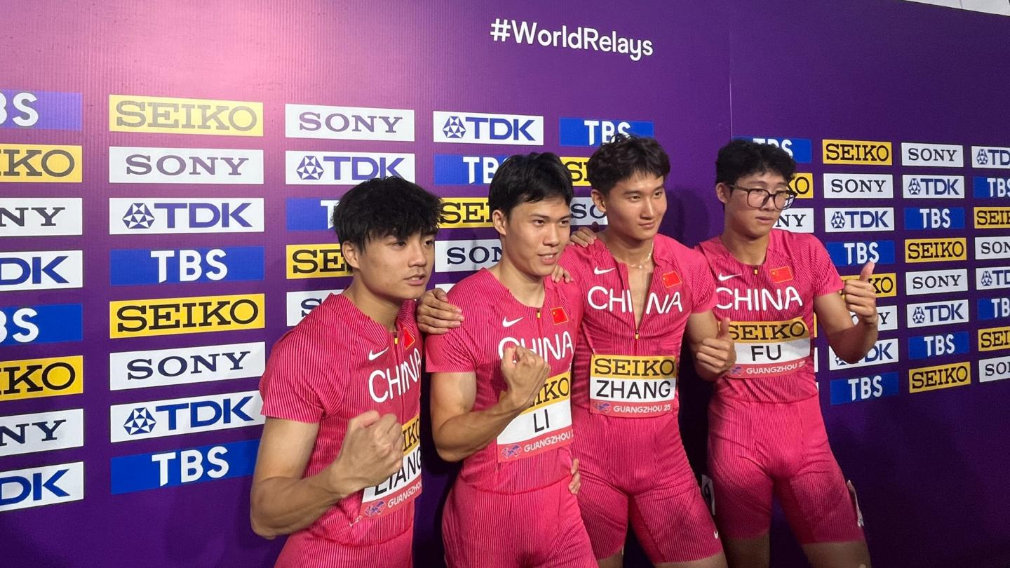 中国队男子4X400米直通世锦赛